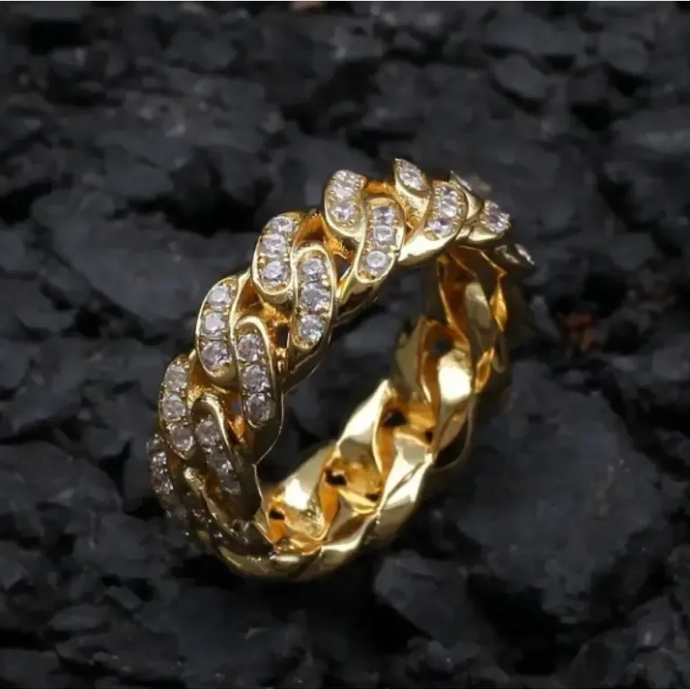 Mens Diamond chain ring